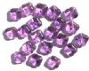 20 11mm Flat Puffed Diamond Mauve with Speckles